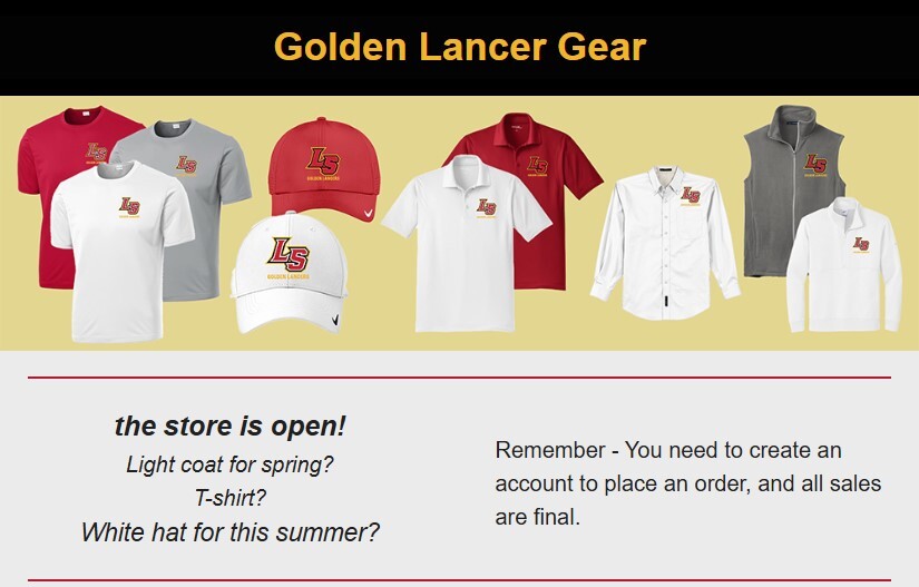 Golden Lancer Summer Pop Up Shop 2025